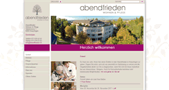 Desktop Screenshot of abendfrieden.ch